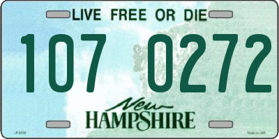 NH license plate 1070272