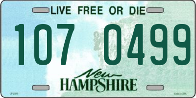 NH license plate 1070499