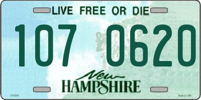 NH license plate 1070620