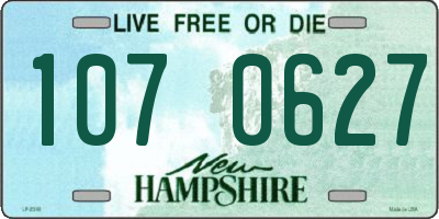 NH license plate 1070627