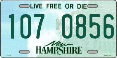 NH license plate 1070856
