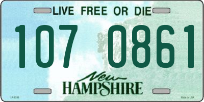 NH license plate 1070861