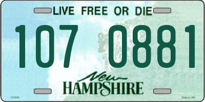 NH license plate 1070881
