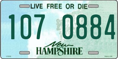NH license plate 1070884
