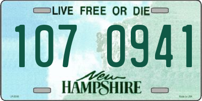 NH license plate 1070941