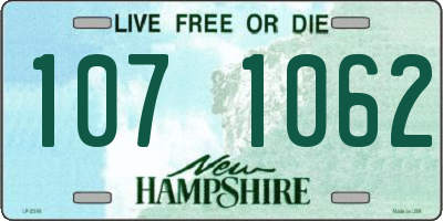 NH license plate 1071062
