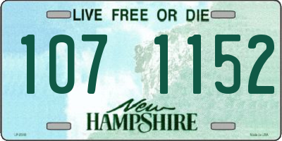 NH license plate 1071152