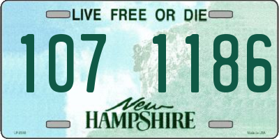 NH license plate 1071186