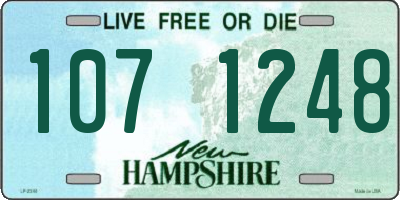 NH license plate 1071248