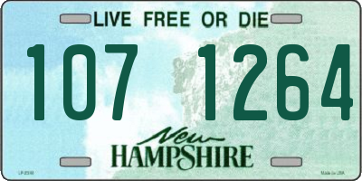 NH license plate 1071264