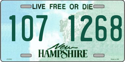 NH license plate 1071268