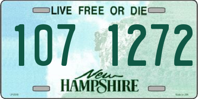 NH license plate 1071272