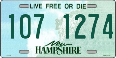 NH license plate 1071274