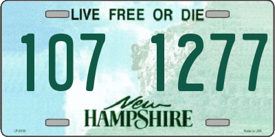 NH license plate 1071277