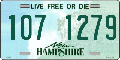 NH license plate 1071279