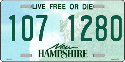 NH license plate 1071280
