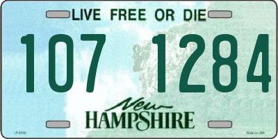 NH license plate 1071284