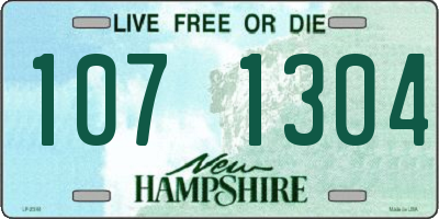 NH license plate 1071304