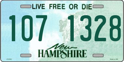 NH license plate 1071328