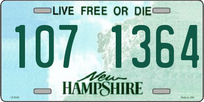 NH license plate 1071364