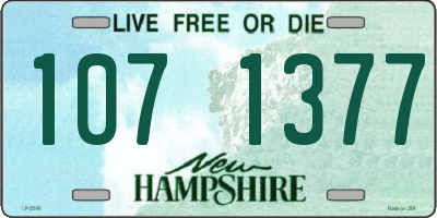 NH license plate 1071377