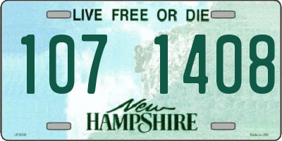 NH license plate 1071408