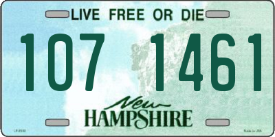 NH license plate 1071461