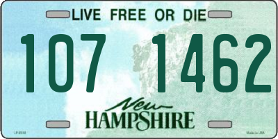 NH license plate 1071462