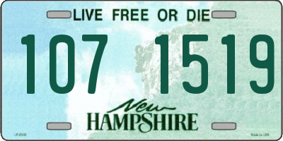 NH license plate 1071519