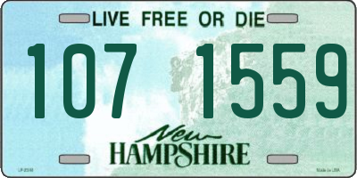 NH license plate 1071559