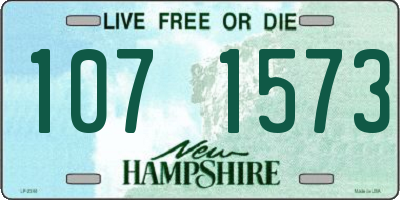 NH license plate 1071573