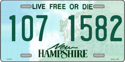NH license plate 1071582