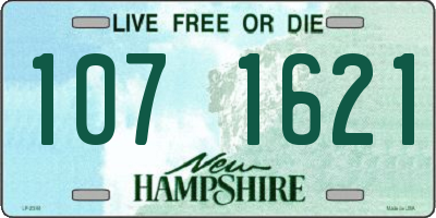 NH license plate 1071621