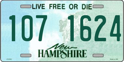 NH license plate 1071624
