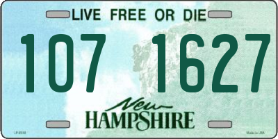 NH license plate 1071627