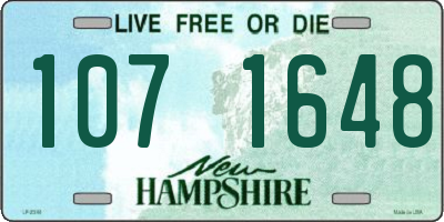 NH license plate 1071648