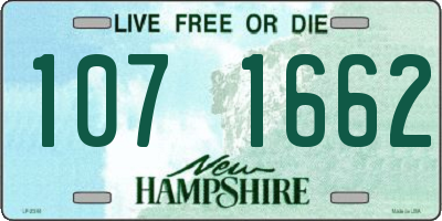 NH license plate 1071662