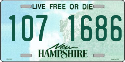 NH license plate 1071686