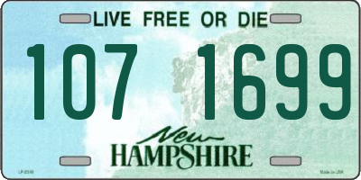 NH license plate 1071699