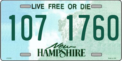 NH license plate 1071760