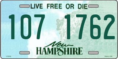 NH license plate 1071762