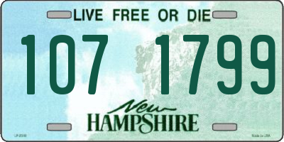 NH license plate 1071799