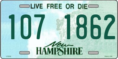 NH license plate 1071862