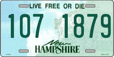 NH license plate 1071879