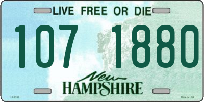NH license plate 1071880