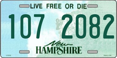NH license plate 1072082