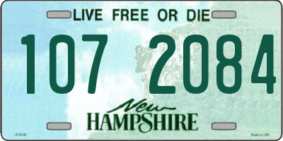 NH license plate 1072084