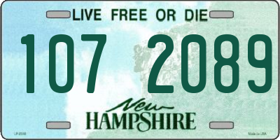 NH license plate 1072089