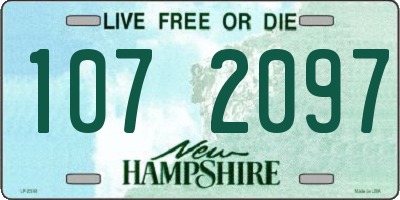NH license plate 1072097