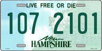 NH license plate 1072101
